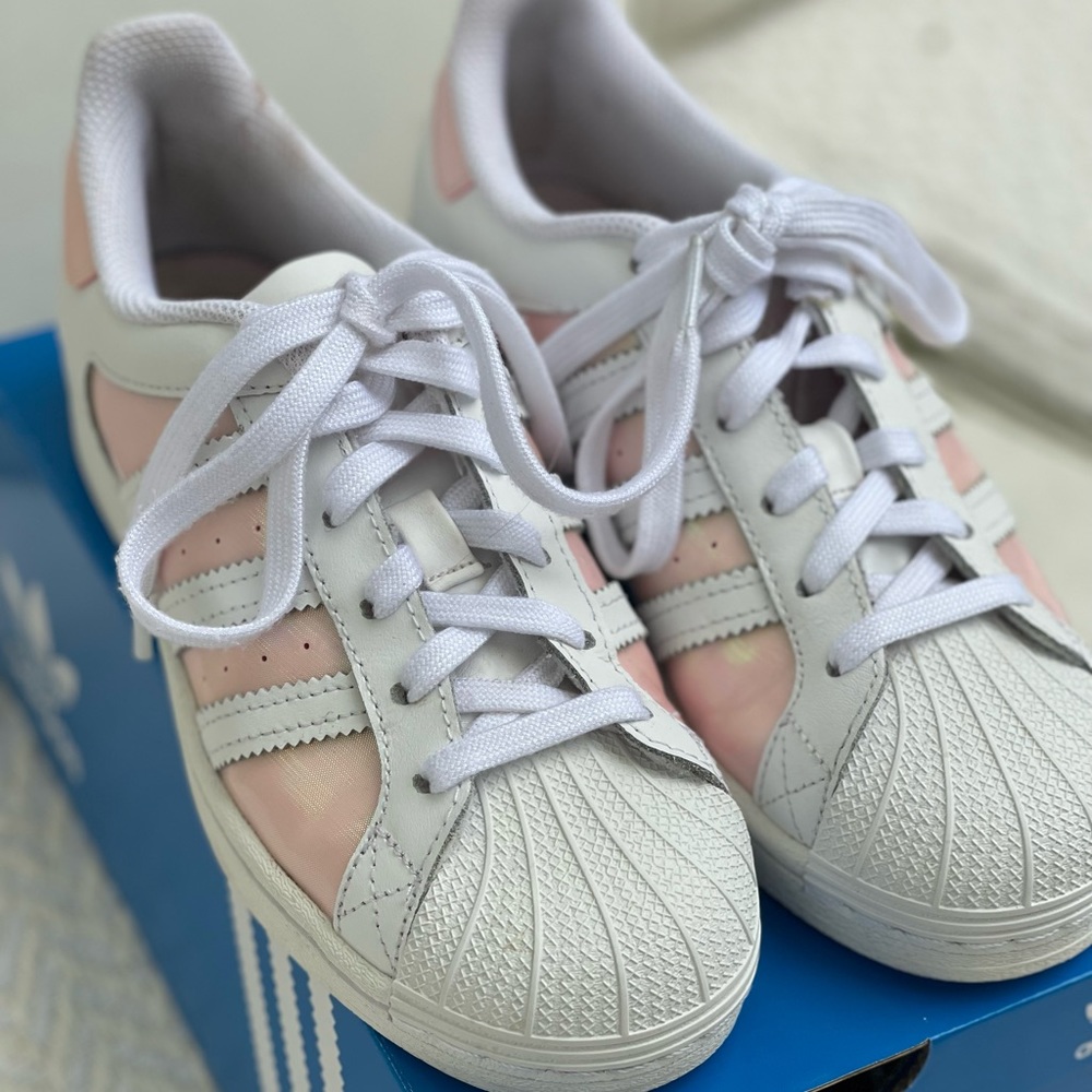 Pink Adidas All Stars - Picture 2 of 3